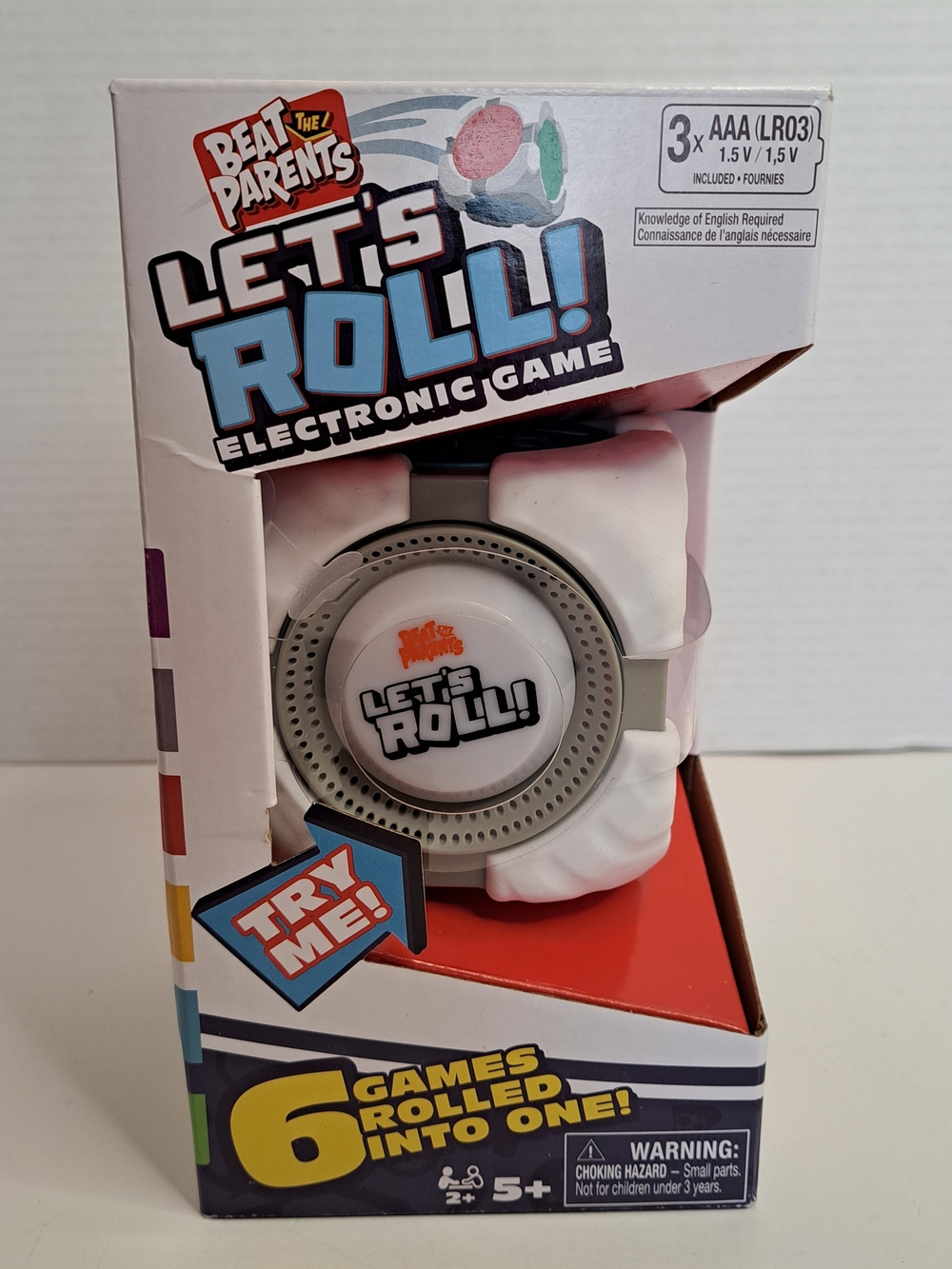 Spin Master Games, Beat the Parents: Let’s Roll! 6-in-1 Electronic Game Cube NEW